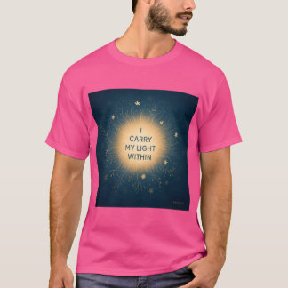 Ik draag mijn Licht binnenin – Spirituele Glow Aff T-shirt