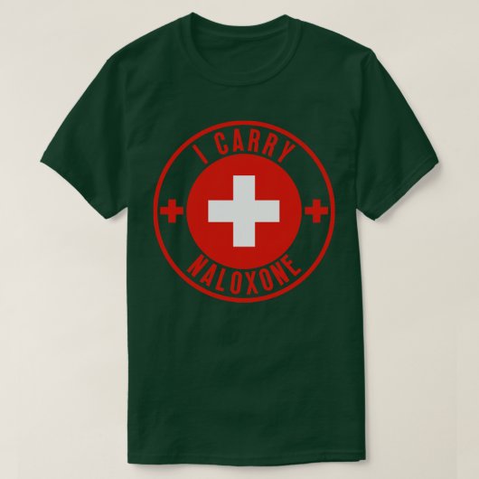Ik draag naloxon 12 t-shirt (Design voorkant)