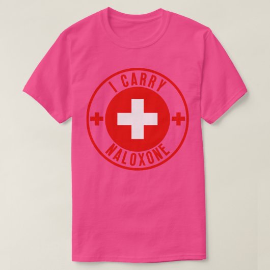 Ik draag naloxon 12 t-shirt (Design voorkant)
