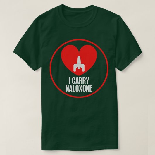 Ik draag naloxon 15 t-shirt (Design voorkant)