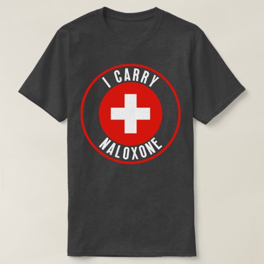Ik draag naloxon 18 t-shirt (Design voorkant)