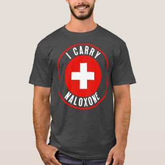 Ik draag naloxon 18 t-shirt