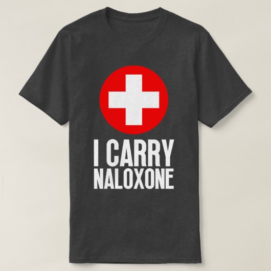 Ik draag naloxon 22 t-shirt (Design voorkant)