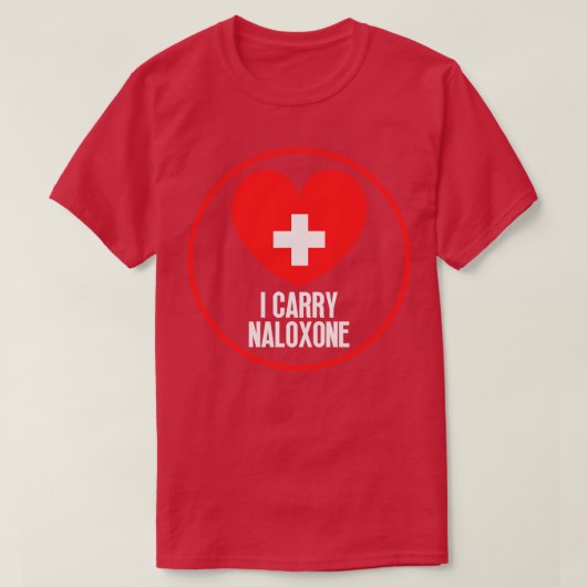 Ik draag naloxon 26 t-shirt (Design voorkant)