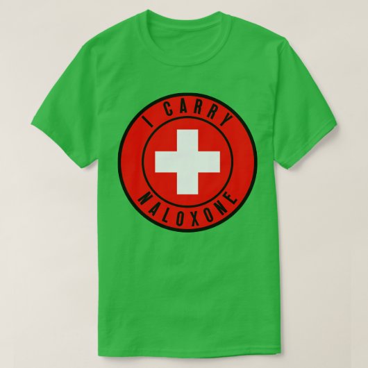 Ik draag naloxon 27 t-shirt (Design voorkant)