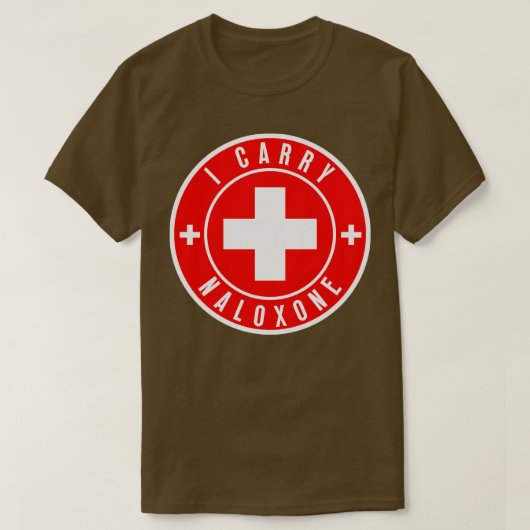Ik draag naloxon 28 t-shirt (Design voorkant)