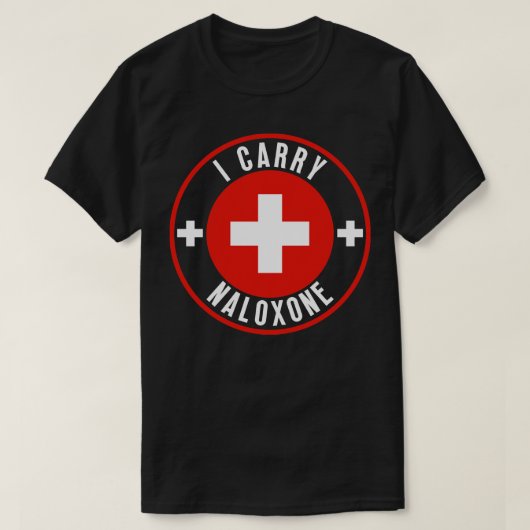 Ik draag naloxon 30 t-shirt (Design voorkant)