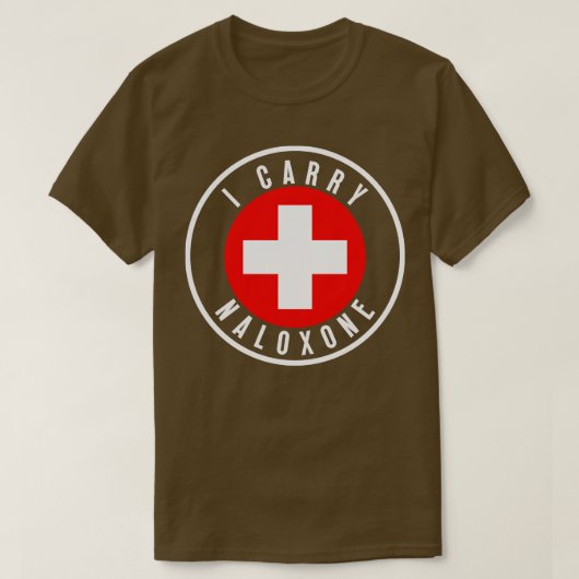 Ik draag naloxon 30 t-shirt (Design voorkant)