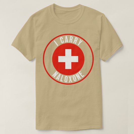 Ik draag naloxon 32 t-shirt (Design voorkant)