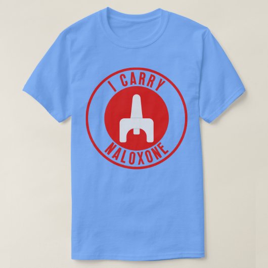 Ik draag naloxon 34 t-shirt (Design voorkant)