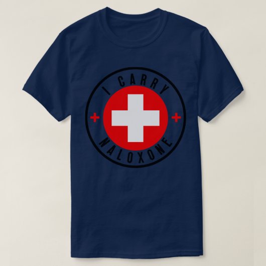 Ik draag naloxon 34 t-shirt (Design voorkant)