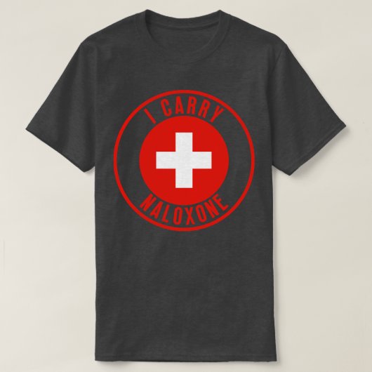 Ik draag naloxon 35 t-shirt (Design voorkant)