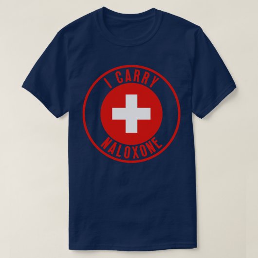 Ik draag naloxon 35 t-shirt (Design voorkant)