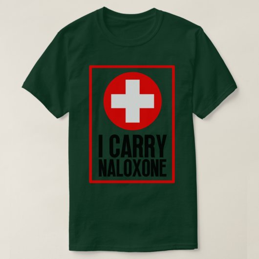 Ik draag naloxon 49 t-shirt (Design voorkant)
