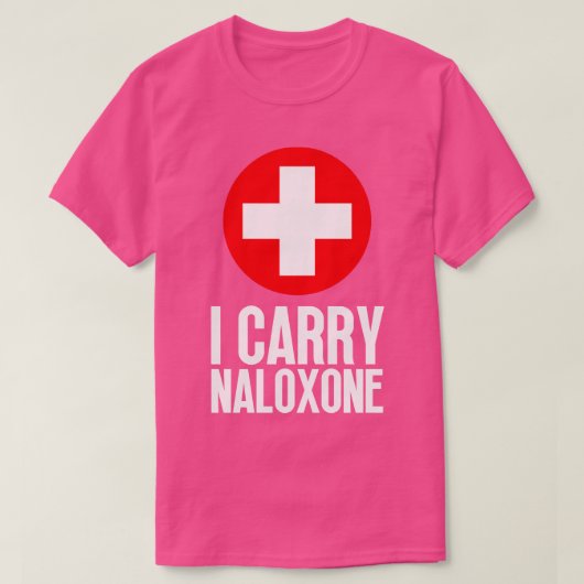 Ik draag naloxon 58 t-shirt (Design voorkant)