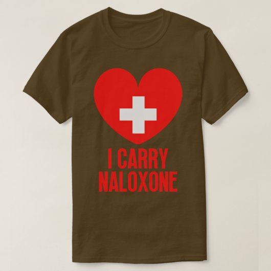 Ik draag naloxon 8 t-shirt (Design voorkant)