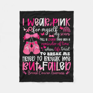 Ik draag Nk voor mezelf Mijn S Maar Mislukte Borst Fleece Deken