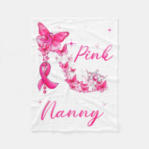 Ik draag Nk voor mijn Nanny borstkanker lint Suprt Fleece Deken