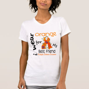 Ik Draag Oranje 43 beste vriend MS multiple sclero T-shirt