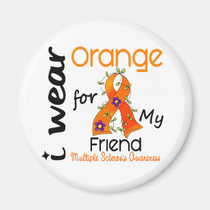 Ik Draag Oranje 43-vriendjesMS multiple sclerose Magneet