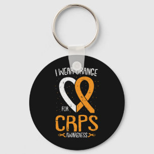 Ik Draag Oranje CRPS Awareness Complex Regional Pa Sleutelhanger