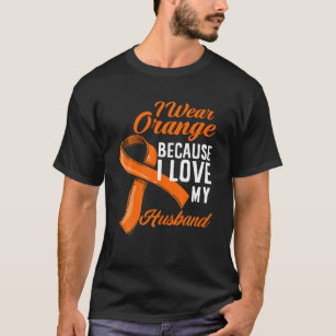Ik Draag Oranje dat ik van mijn echtgenoot hou. T-shirt