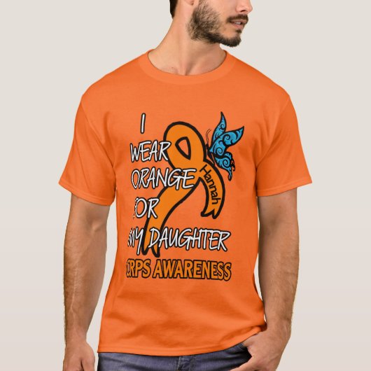 Ik Draag Oranje/Dochter.. Hannah T-shirt (Voorkant)