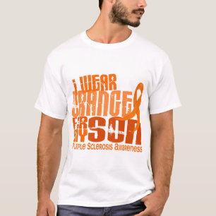 Ik Draag Oranje Son Multiple Sclerosis MS T-shirt