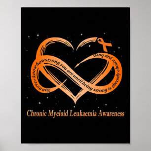 Ik Draag Oranje voor chronische myeloïde leukemie Poster