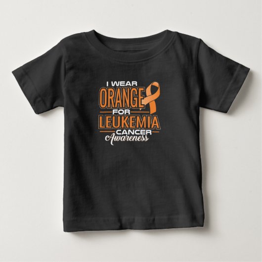Ik Draag Oranje voor het bewustzijn van leukemie b (Voorkant)
