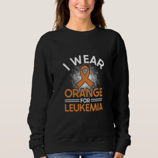 Ik draag oranje voor Leukemie Bewustzijn Trui 