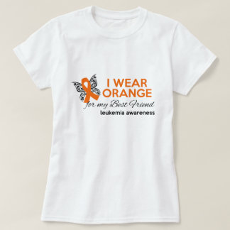 Ik Draag Oranje voor mijn beste vriend - Leukemie T-shirt