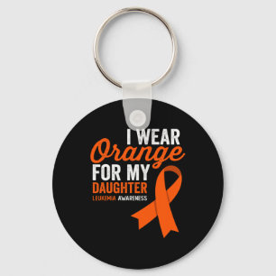 Ik Draag Oranje Voor Mijn Dochter Leukemie Strijde Sleutelhanger