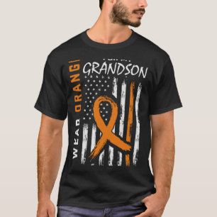 Ik Draag Oranje voor mijn kleinzoon leukemie kanke T-shirt