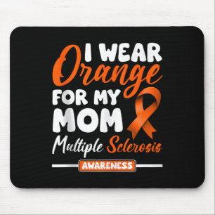 Ik Draag Oranje voor mijn mama multiple sclerose w Muismat