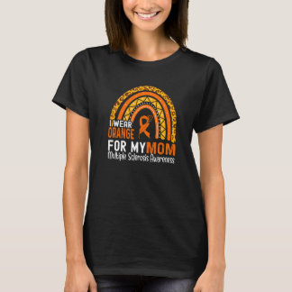 Ik Draag Oranje voor mijn mama multiple sclerose w T-shirt