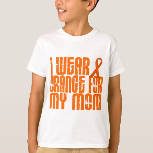 Ik Draag Oranje voor mijn moeder 16 T-shirt (Voorkant)