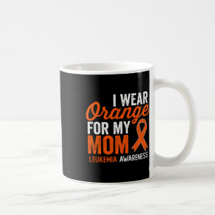 Ik draag oranje voor mijn moeder Leukemie Strijder Koffiemok