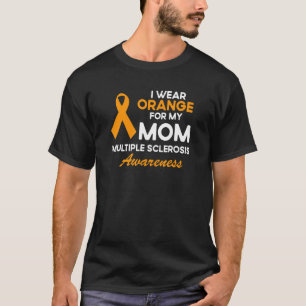 Ik Draag Oranje voor mijn moeder mevrouw Awareness T-shirt