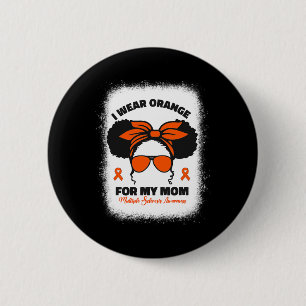 Ik Draag Oranje voor mijn moeder mevrouw Multiple Ronde Button 5,7 Cm