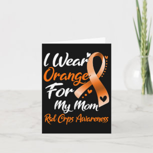 Ik Draag Oranje voor mijn moeder RSD Crps Bewusthe Kaart