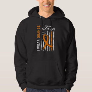 Ik Draag Oranje voor mijn Nana Multiple Sclerosis  Hoodie