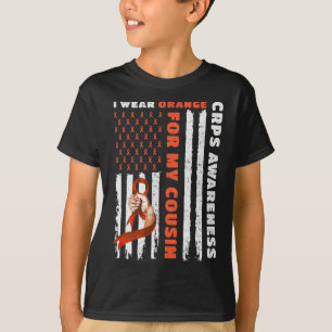 Ik Draag Oranje Voor Mijn Neef Crps Awareness Oran T-shirt