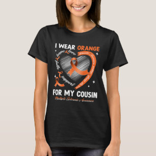 Ik Draag Oranje voor mijn neef multiple sclerose A T-shirt