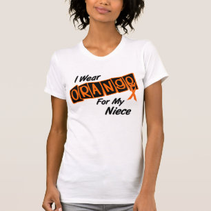 Ik Draag Oranje voor mijn nicht 8 T-shirt
