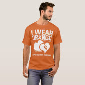 Ik Draag Oranje voor mijn oma multiple sclerose T-shirt (Voorkant volledig)
