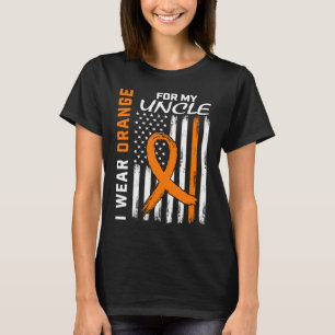 Ik Draag Oranje voor mijn oom multiple sclerose Aw T-shirt