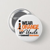Ik Draag Oranje voor mijn oom Ronde Button 5,7 Cm (Voorkant /achterkant)
