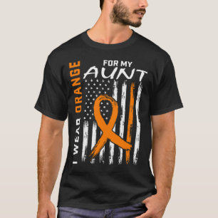 Ik Draag Oranje voor mijn tante Multiple Sclerosis T-shirt