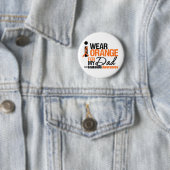 Ik Draag Oranje voor mijn vader Ronde Button 5,7 Cm (In situ)